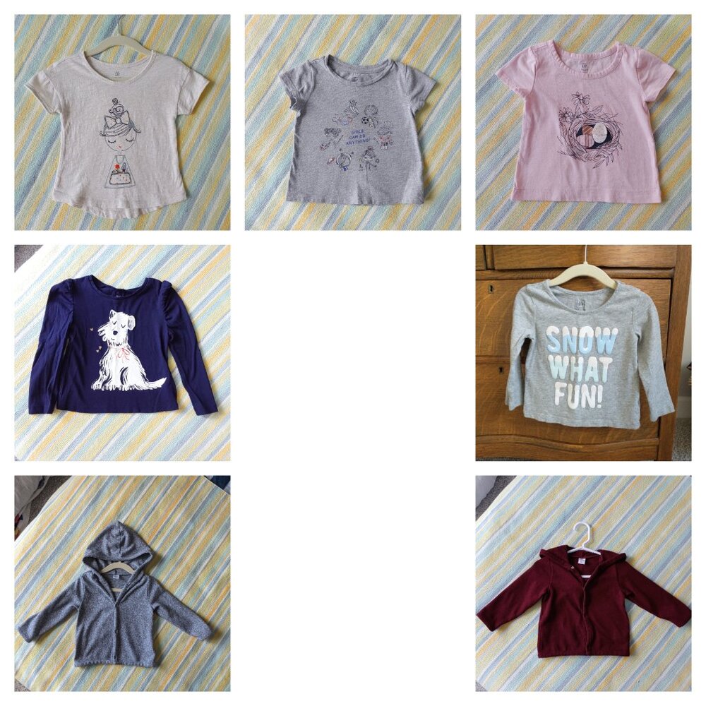 ⭐ Lot of Toddler Girls Gap & Old Navy 18-24 month tops